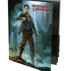 Accessories<Dungeons & Dragons RPG: Honor Among Thieves: Character Folio with Stickers Featuring: Chris Pine - Miniature Marvels: Airplane Models & Painted Dice