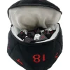 Accessories<Dungeons & Dragons RPG: Black and Red D20 Plush Dice Bag - Miniature Marvels: Airplane Models & Painted Dice