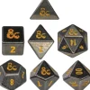 Accessories<Dungeons & Dragons RPG: Heavy Metal Realmspace RPG Dice Set - Miniature Marvels: Airplane Models & Painted Dice
