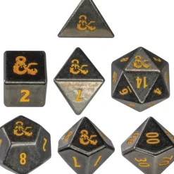 Accessories<Dungeons & Dragons RPG: Heavy Metal Realmspace RPG Dice Set - Miniature Marvels: Airplane Models & Painted Dice