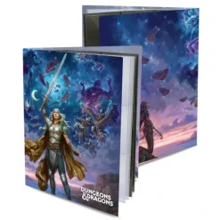 Accessories<Dungeons & Dragons RPG: The Deck of Many Things Character Folio Featuring: Standard Cover Artwork - Miniature Marvels: Airplane Models & Painted Dice