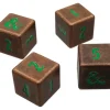 Accessories<Dungeons & Dragons RPG: Heavy Metal Copper and Green D6 Dice Set - Miniature Marvels: Airplane Models & Painted Dice