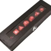 Accessories<Dungeons & Dragons RPG: Heavy Metal Red and White RPG Dice Set - Miniature Marvels: Airplane Models & Painted Dice