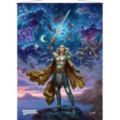 Accessories<Dungeons & Dragons: The Deck of Many Things Wall Scroll Featuring: Standard Cover Artwork - Miniature Marvels: Airplane Models & Painted Dice