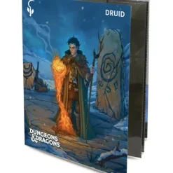 Accessories<Dungeons and Dragons RPG: Druid - Class Folio with Stickers - Miniature Marvels: Airplane Models & Painted Dice