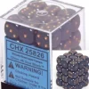 Dice<Dusty Blue with Gold: Opaque 36d6 12mm Dice Block CHX 25826 - Miniature Marvels: Airplane Models & Painted Dice