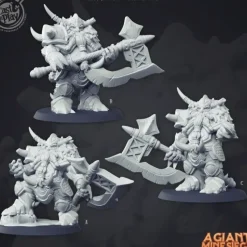 Miniature<Dwarf Commander - Miniature Marvels: Airplane Models & Painted Dice