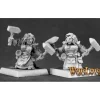 Miniature<Dwarf Forgemaidens (9): Warlord RPR 06209 - Miniature Marvels: Airplane Models & Painted Dice