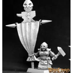 Miniature<Dwarf Standard Bearer: Warlord RPR 14531 - Miniature Marvels: Airplane Models & Painted Dice