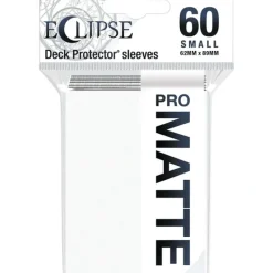 Accessories<Eclipse Matte Small Sleeves: Arctic White (60) - Miniature Marvels: Airplane Models & Painted Dice
