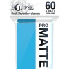 Accessories<Eclipse Matte Small Sleeves: Sky Blue (60) - Miniature Marvels: Airplane Models & Painted Dice