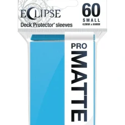 Accessories<Eclipse Matte Small Sleeves: Sky Blue (60) - Miniature Marvels: Airplane Models & Painted Dice