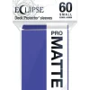 Accessories<Eclipse Matte Small Sleeves: Royal Purple (60) - Miniature Marvels: Airplane Models & Painted Dice