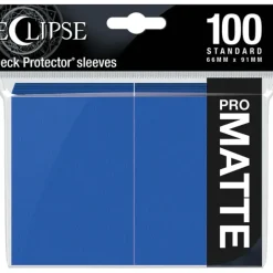 Accessories<Eclipse Matte Standard Sleeves: Pacific Blue (100) - Miniature Marvels: Airplane Models & Painted Dice