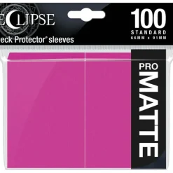 Accessories<Eclipse Matte Standard Sleeves: Hot Pink (100) - Miniature Marvels: Airplane Models & Painted Dice
