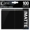 Accessories<Eclipse Matte Standard Sleeves: Jet Black (100) - Miniature Marvels: Airplane Models & Painted Dice