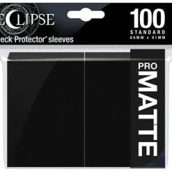 Accessories<Eclipse Matte Standard Sleeves: Jet Black (100) - Miniature Marvels: Airplane Models & Painted Dice