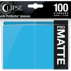 Accessories<Eclipse Matte Standard Sleeves: Sky Blue (100) - Miniature Marvels: Airplane Models & Painted Dice