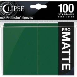 Accessories<Eclipse Matte Standard Sleeves: Forest Green (100) - Miniature Marvels: Airplane Models & Painted Dice