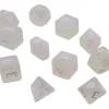 Accessories<Eclipse: Poly 11 Dice Set- Arctic White - Miniature Marvels: Airplane Models & Painted Dice