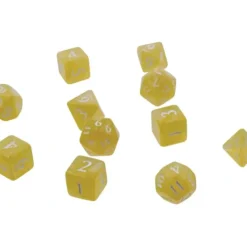 Accessories<Eclipse: Poly 11 Dice Set- Lemon Yellow - Miniature Marvels: Airplane Models & Painted Dice