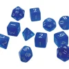 Accessories<Eclipse: Poly 11 Dice Set- Pacific Blue - Miniature Marvels: Airplane Models & Painted Dice