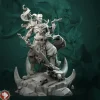 Miniature<Efreet Overlord, 32mm - Miniature Marvels: Airplane Models & Painted Dice