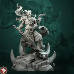 Miniature<Efreet Overlord, 75mm - Miniature Marvels: Airplane Models & Painted Dice