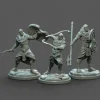 Miniature<Egyptian Guards Bundle - Miniature Marvels: Airplane Models & Painted Dice
