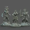 Miniature*Egyptian Mummy Warriors Set - Miniature Marvels: Airplane Models & Painted Dice