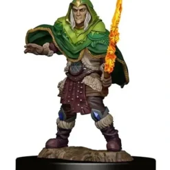 Miniature<Elf Fighter Male: Premium Figures - D&D Icons of the Realms WZK 93039 - Miniature Marvels: Airplane Models & Painted Dice
