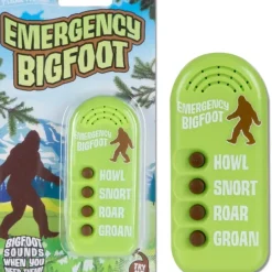 Egpull<EMERGENCY BIGFOOT - Sasquatch Handheld Sound Machine Noise Maker - Archie McPhee - Miniature Marvels: Airplane Models & Painted Dice