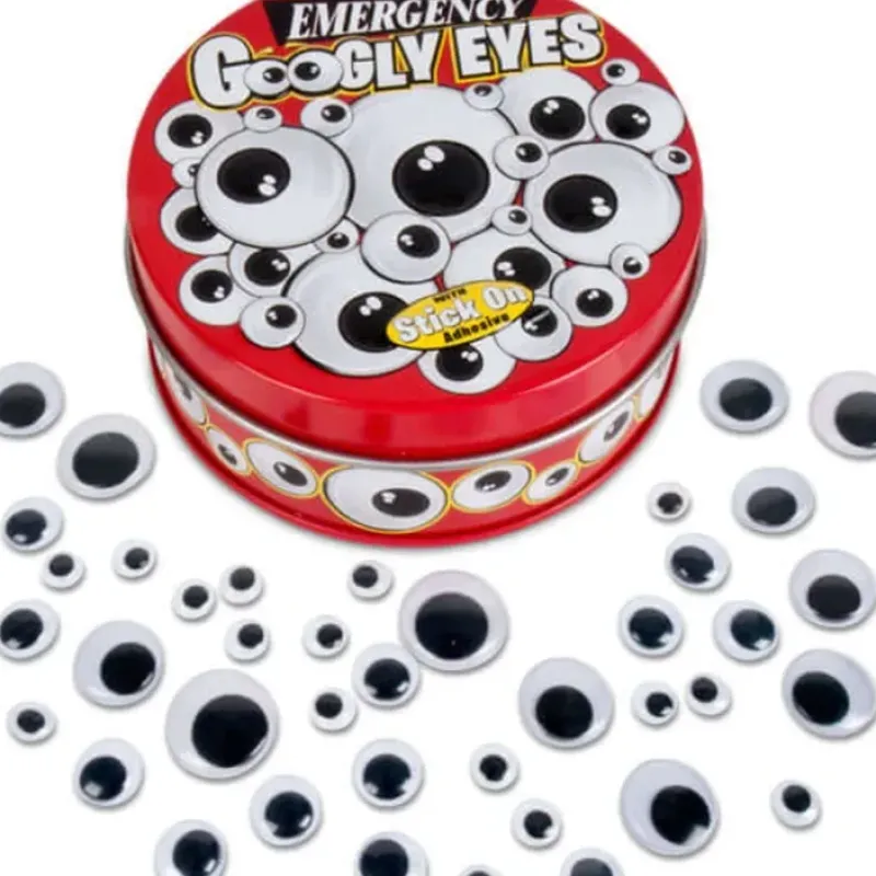 Egpull<Emergency Googly Eyes - Craft Decoration Stick on Party Tin Set - Archie McPhee - Miniature Marvels: Airplane Models & Painted Dice