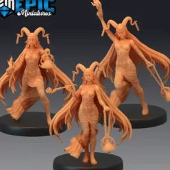 Miniature*Enchantress Set - Miniature Marvels: Airplane Models & Painted Dice