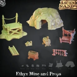 Shop All*Ethyx Mine And Props - Miniature Marvels: Airplane Models & Painted Dice