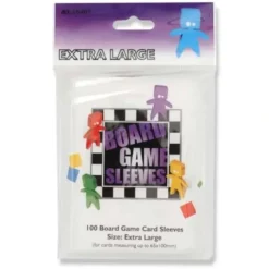 Shop All*Extra Large - Board Game Sleeves 65mm x 100mm (100) ATM 10407 - Miniature Marvels: Airplane Models & Painted Dice