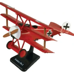 Airplane Model*EZ Build Model Kit Fokker Dr.1 Red Baron INWWRB - Miniature Marvels: Airplane Models & Painted Dice