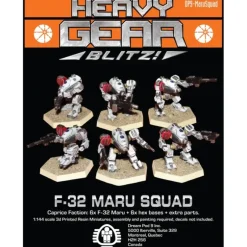 Miniature*F-32 Maru Squad - Miniature Marvels: Airplane Models & Painted Dice