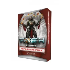 Role-playing Game<Faith: Core Book - Nefarious Folk - NPC Deck BRG BGE11005 - Miniature Marvels: Airplane Models & Painted Dice