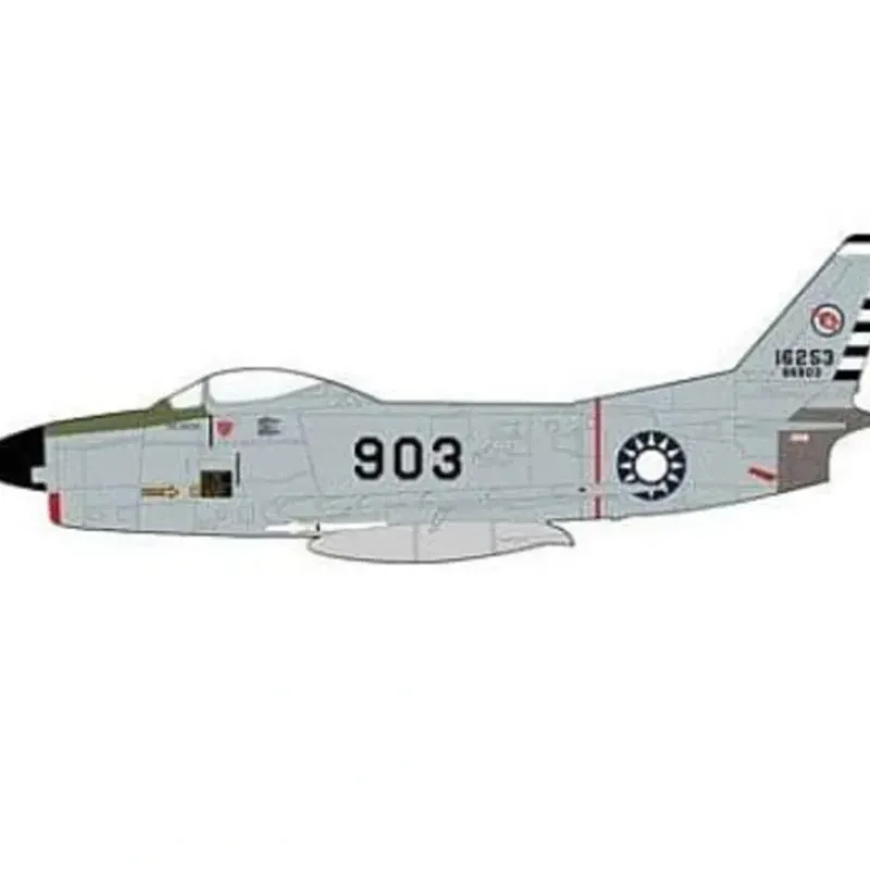 Airplane Model*Falcon FA723007 1:72 ROCAF F-86D Sabre - Miniature Marvels: Airplane Models & Painted Dice