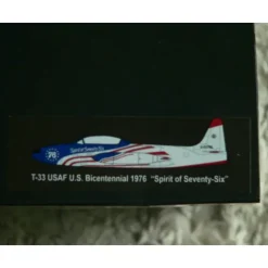 Airplane Model*Falcon FA722015 1:72 USAF T-33 "Spirit of Seventy-Six" bicentennial markings - Miniature Marvels: Airplane Models & Painted Dice