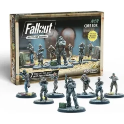 Shop All*Fallout Wasteland Warfare: NCR Core Box - Miniature Marvels: Airplane Models & Painted Dice