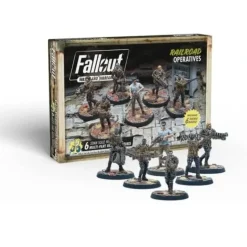Shop All*Fallout Wasteland Warfare: Railroad Operatives - Miniature Marvels: Airplane Models & Painted Dice