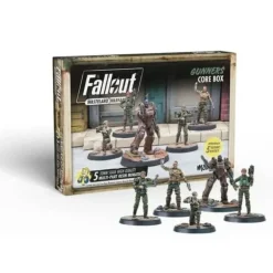 Shop All*Fallout Wasteland Warfare: Gunners Core Box - Miniature Marvels: Airplane Models & Painted Dice