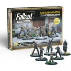 Shop All*Fallout Wasteland Warfare: Children of Atom Zealot Congregation - Miniature Marvels: Airplane Models & Painted Dice