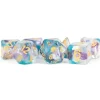 Dice<Fancy Fae 16mm Poly Dice Set MET 713 - Miniature Marvels: Airplane Models & Painted Dice