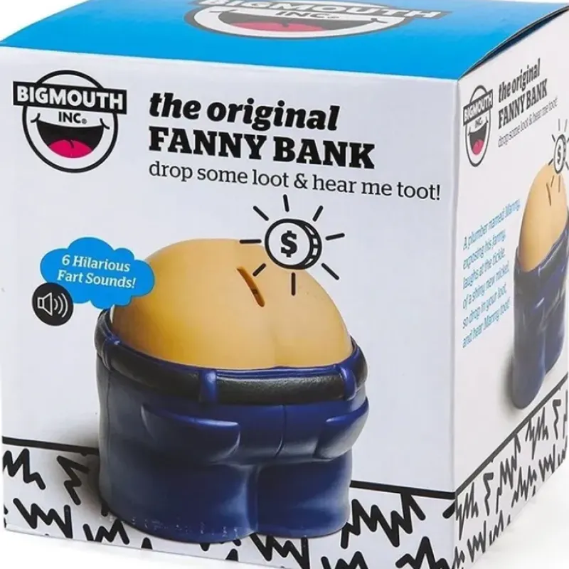 Egpull<Fanny Bank Funny Farting Sound Coin Butt Drop Money Bank Safe - Fart GaG Gift - Miniature Marvels: Airplane Models & Painted Dice