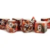 Shop All*FanRoll LIC631 Eternal Fire w/ White Numbers - Miniature Marvels: Airplane Models & Painted Dice