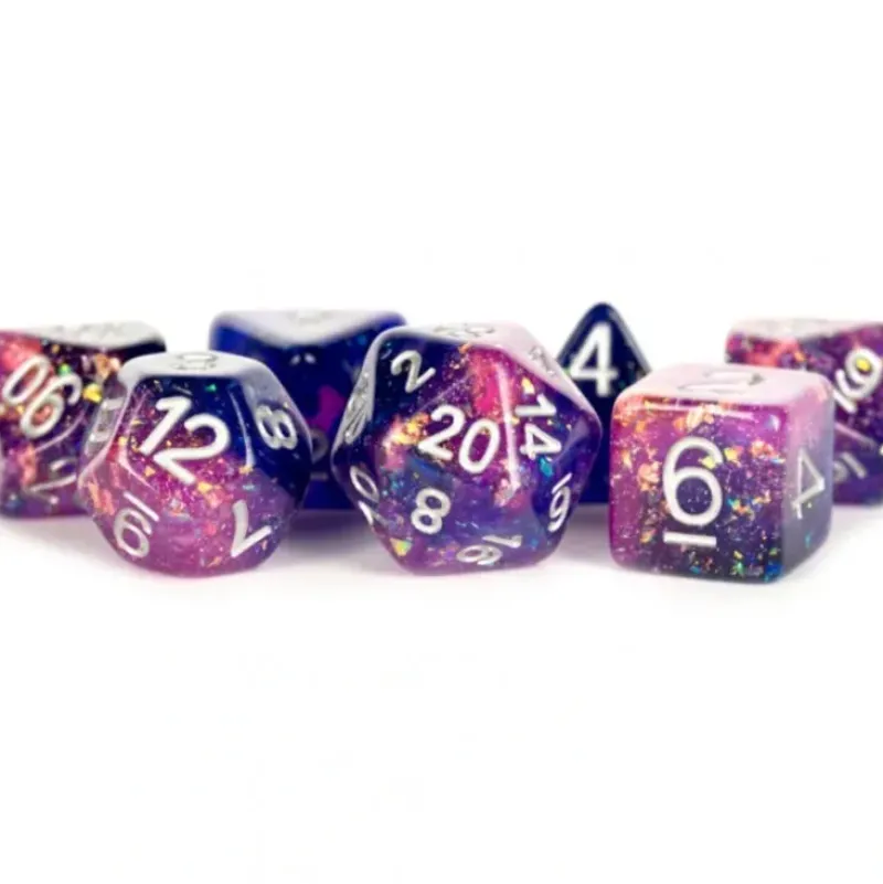Shop All*FanRoll LIC633 Eternal Purple & Blue w/ White Numbers - Miniature Marvels: Airplane Models & Painted Dice