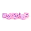 Shop All*FanRoll LIC684 Flash Dice Pink Dice w/ Purple Numbers - Miniature Marvels: Airplane Models & Painted Dice